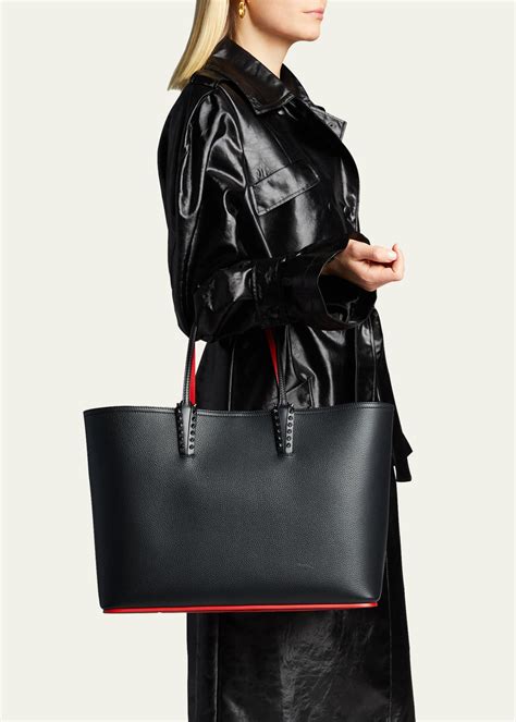 christian louboutin cabata east west leather tote bag